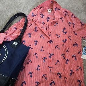 NWT NAUTICAL TUNIC DRESS